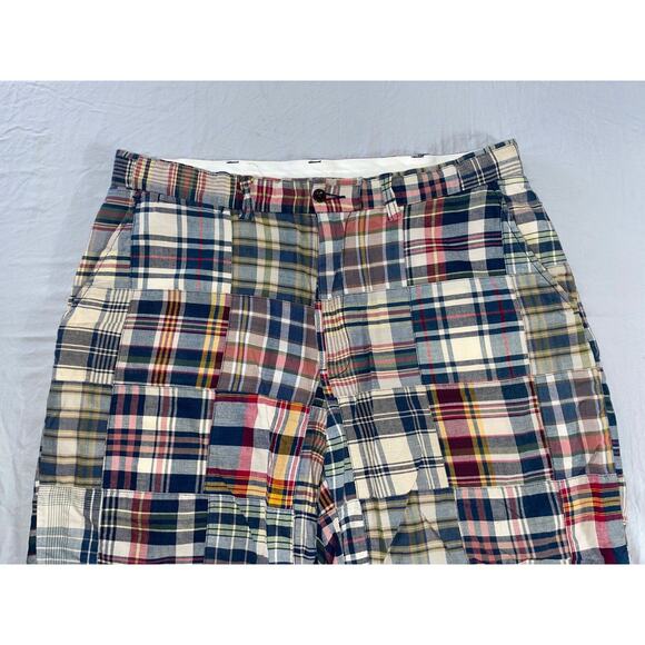 Ralph Lauren Polo Vintage Patchwork Button Fly Chino Shorts. Men's Size 34, GUC! - Picture 2 of 5